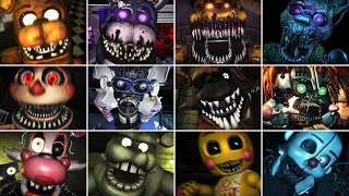 The Glitched Attraction V2 - All Jumpscares & Extras