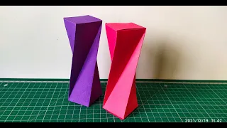 twisted rectangular prism || DIY