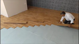 Laminate flooring application from the master - Parquet master - Parquet flooring