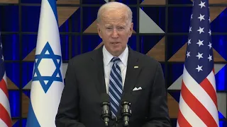 FULL REMARKS | Joe Biden speech in Israel