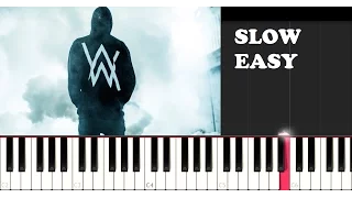 Alan Walker - Ignite (SLOW EASY PIANO TUTORIAL)