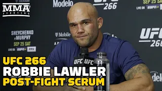 Robbie Lawler Reacts To TKO Win Over Nick Diaz | UFC 266 | MMA Fighting