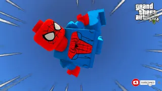 GTA 5 LEGO SPIDERMAN RAGDOLL