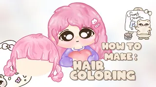 How to make this Shading Coloring hair chib's