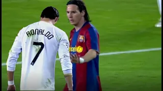 The Day Messi And Ronaldo Met For The First Time/ 2007-08 HD 720p