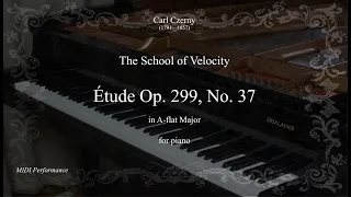 Carl Czerny: Étude Op. 299 No. 37 in A-flat Major, from The School of Velocity, for Piano