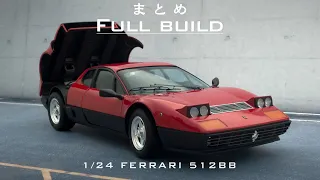 Building the Fujimi 1/24 Ferrari 512BB Plastic Model