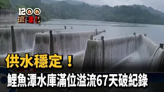 供水穩定！ 鯉魚潭水庫滿位溢流67天破紀錄－民視新聞