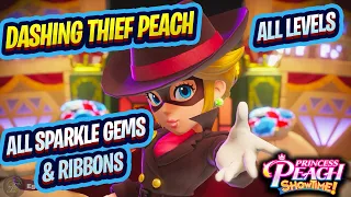 Princess Peach Showtime - Dashing Thief Peach All Levels