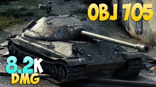 Obj 705 - 4 Kills 8.2K DMG - Decent! - World Of Tanks