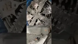 CRL Tunnel Boring Machine breaks through into mined tunnel cavern