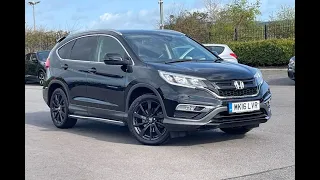 Approved Used 2016 Honda CR-V 1.6 i-DTEC Black Edition 4WD at Chester | Motor Match cars for sale
