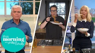 Can Phillip & Holly Keep Up With Gok's Chow Mein Cook-Along? | This Morning