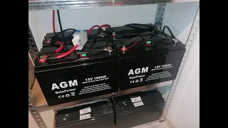 Magazyn energii na akumulatorach AGM
