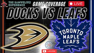 Anaheim Ducks vs Toronto Maple Leafs LIVE STREAM Game Audio | Leafs Live Gamecast