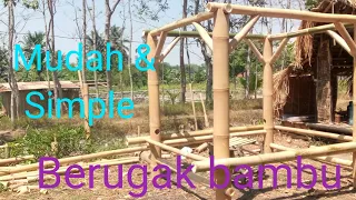 part 1,,perakitan berugak bambu,,hari ini#kerajinan #alternative #bamboo ,,@cahaya792