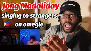 🇵🇭 Jong Madaliday - singing to strangers on omegle | dont cry it’s just a song 🥺😅 | REACTION!!!