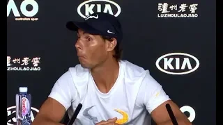 'It's not interesting today' Rafa Nadal calls out sleeping journalist during press conference