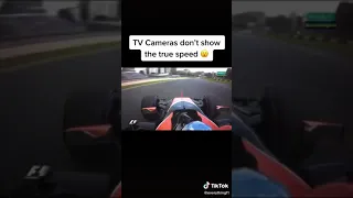 Tv camera don't show how fast f1 actually 🤯😱 #shorts