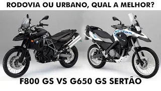 Comparativo F800 vs G650 gs Sertao