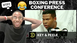 First time reacting to Key & Peele - Boxing Press Conference