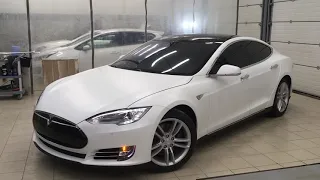 Tesla Model S ОБЗОР САЛОНА - люкс не люкс?