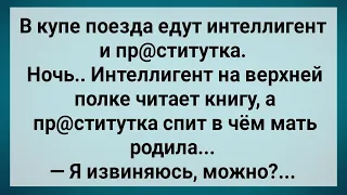 В Одном Купе Едут Интеллигент и Пр@ститутка! Сборник Свежих Анекдотов! Юмор!