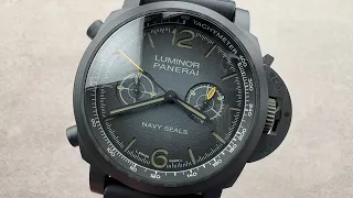 Panerai Luminor 1950 Chrono Carbotech 44 Navy Seals Edition Carbotech PAM01419 Panerai Watch Review