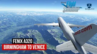 FOG IN VENICE - MSFS 2020 - BIRMINGHAM TO VENICE - FENIX A320