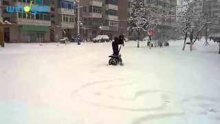 Off road Smart Balance Electric Scooter in Snow-Windgoo