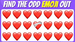 The Emoji Quiz: Find the Odd One Out! Easy, Medium, Hard | #6