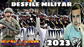 EX MILITAR ESPAÑOL REACCIONA AL DESFILE MILITAR DE ECUADOR EN 2023!! PODEROSO EJÉRCITO!!
