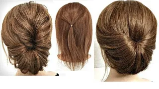 3 Прически на Короткие волосы без ШПИЛЕК и ЗАКОЛОК!3 Hairstyles without Pins for SHORT hair.
