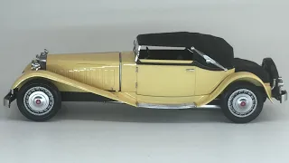 Finished work : Revell 1/24 1931 Bugatti Royale Victoria