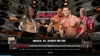 WWE 2K22 Umaga Vs Randy Orton