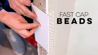 Drywall Finishing (How to Install Fast Cap Beads)
