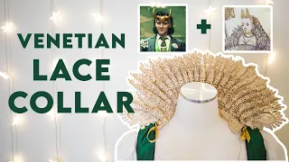 16th Century Stand-Up Lace Collar || Loki Variant But Make It Renaissance