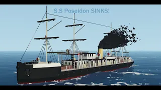 S.S Poseidon SINKS! | Stormworks Build and Rescue Gameplay