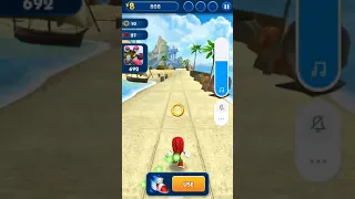 Sonic dash completing beach zone pt1