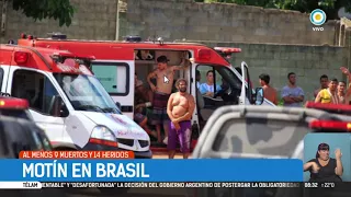 Motín en una cárcel de Brasil: Al menos 9 muertos | #TPANoticias