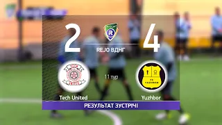 Обзор матча Tech United 2-4 FC Yuzhbor  Турнир по мини футболу в Киеве