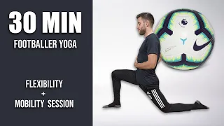Pro Footballer's Full Deep Stretch and Yoga Routine | 30 Minute Yoga for Soccer Players