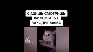 Сидишь смотришь фильм и тут заходит мама: