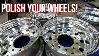 How to Polish and Buff your Aluminum Wheels to a Mirror Finish!