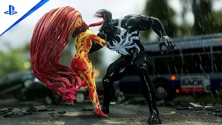 Marvel's Spider-Man 2 NG+ Peter's Lowenthal Venom vs MJ's Scream, What If? Full Battle
