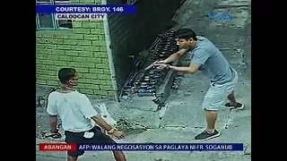 Lalaking armado ng patalim, patay matapos mabaril ng pulis na sinaksak niya