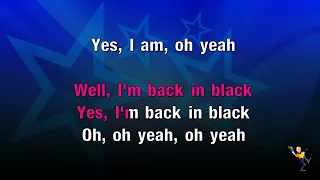 Back In Black - ACDC (KARAOKE)