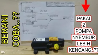 CARA MENAMBAH KENCANG Semburan air pada alat steam mini /mini jet cleaner