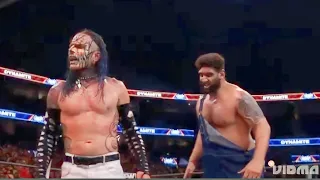 satnam singh wrestling with Jeff Hardy! satnam singh chokeslam to Jeff Hardy! #satnamsingh aew fight