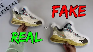 REAL VS FAKE NIKE AIR MAX 270 CACTUS TRAIL (TRAVIS SCOTT) COMPARISON